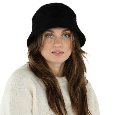 Hattar - Gårda Orvieto Angora Bucket Hat (svart)