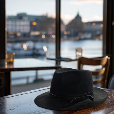 Hattar - Gårda Newport Fedora (svart)