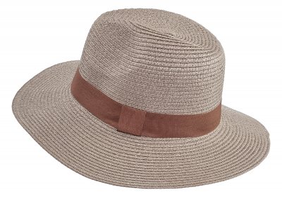 Hattar - Gårda Stråhatt Fedora (brun)