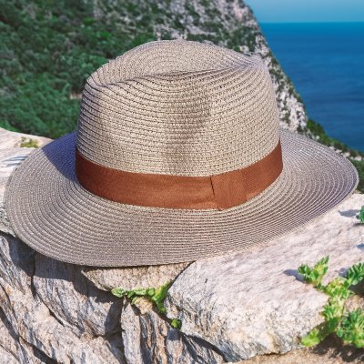 Hattar - Gårda Stråhatt Fedora (brun)