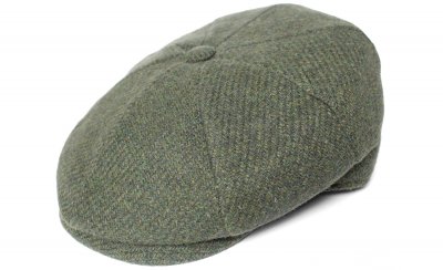 Sixpence / Flat cap - Gårda Cuba Wool Newsboy Wool Cap (grøn)