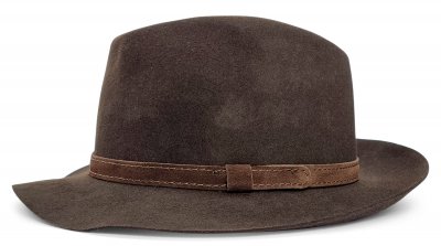 Hattar - Gårda Tropea Fedora Wool Hat (brun)