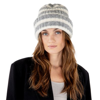 Mössor - Gårda Isfjord Slouch Beanie (grå/vit)