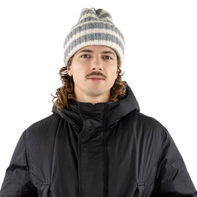 Mössor - Gårda Isfjord Slouch Beanie (grå/vit)
