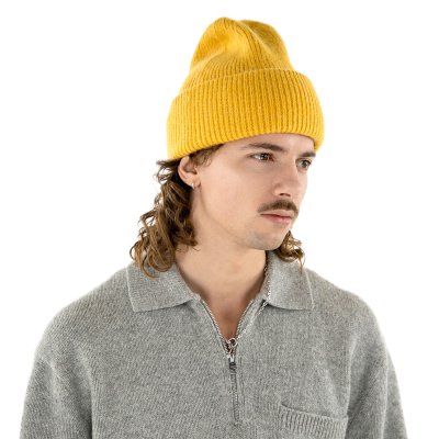 Mössor - Gårda Angora Beanie (gul)