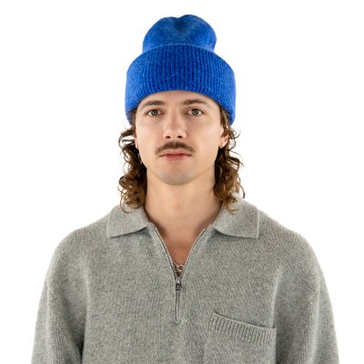 Mössor - Gårda Angora Beanie (blå)