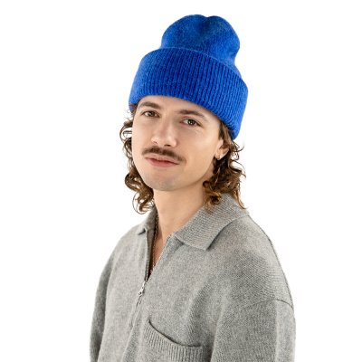 Mössor - Gårda Angora Beanie (blå)