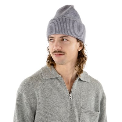 Mössor - Gårda Angora Beanie (ljusgrå)