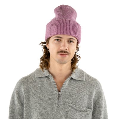 Mössor - Gårda Angora Beanie (lila)