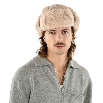 Pälsmössa - Gårda Levanger Trapper Hat (beige)