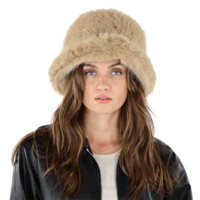 Pälsmössa - Gårda Piatra Faux Fur Hat (beige)
