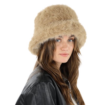 Pälsmössa - Gårda Piatra Faux Fur Hat (beige)
