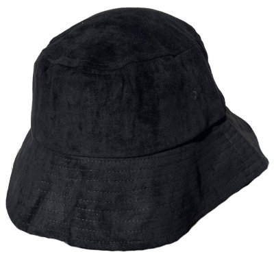 Hattar - Gårda Suede Bucket (svart)