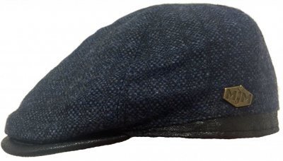 Gubbkeps / Flat cap - MJM Gatsby Wool/Cashmere (blå)