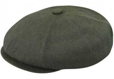 Gubbkeps / Flat cap - Kangol Bamboo Hawker Newsboy Cap (grå)