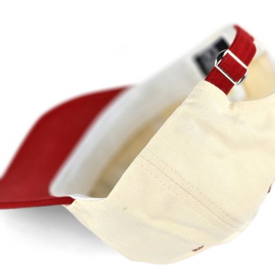 Keps Barn - Gårda Brooklyn Baseball Cap (creme/röd)