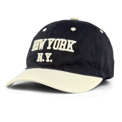 Keps Barn - Gårda New York Baseball Cap (svart/creme)