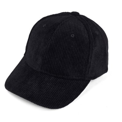 Keps Barn - Gårda Tenby Corduroy Cap (svart)