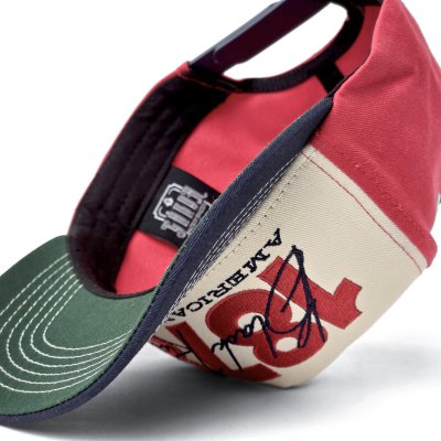 Keps - Black River 1878 Trucker (creme/röd/navy)