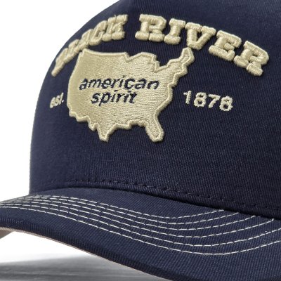 Keps - Black River America Trucker (navy/creme)