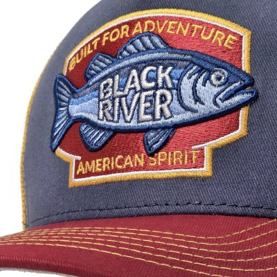 Keps - Black River Adventure Trucker (blå/beige/röd)