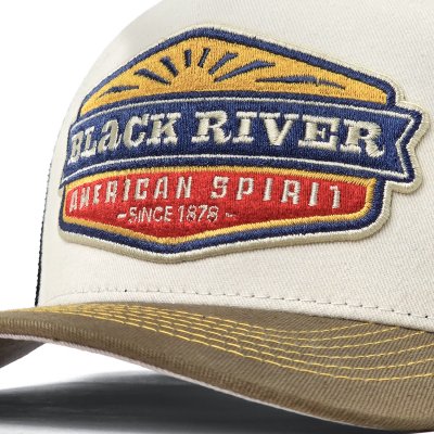Keps - Black River Beacon Trucker (offwhite/blå/grön)