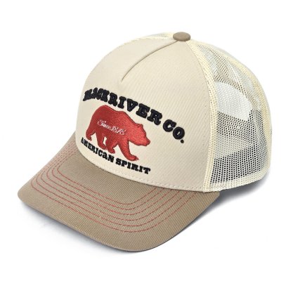 Keps - Black River Bear Trucker (creme/beige)