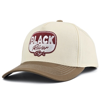 Keps - Black River Charleston Cotton Snapback (offwhite/khaki)