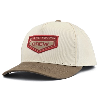 Keps - Black River Crew Cotton Snapback (offwhite/khaki)