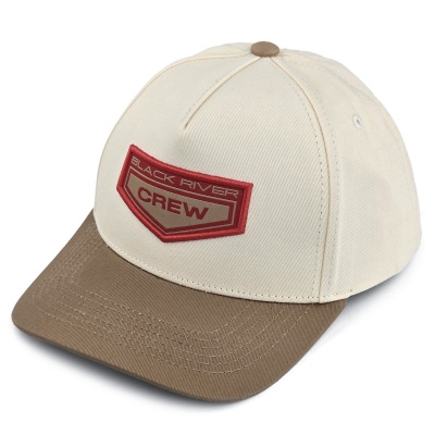 Keps - Black River Crew Cotton Snapback (offwhite/khaki)