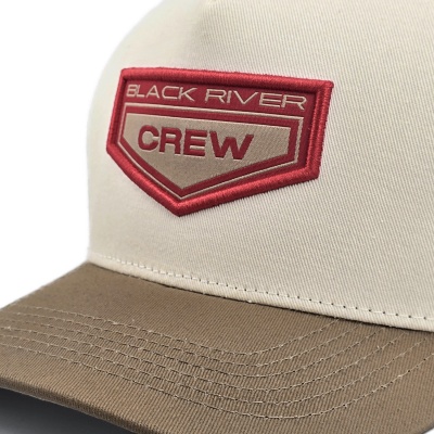 Keps - Black River Crew Cotton Snapback (offwhite/khaki)