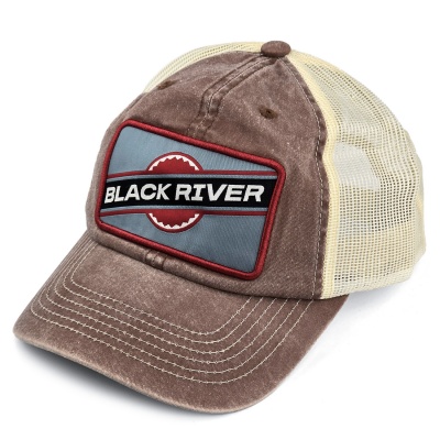 Keps - Black River Dayton Washed Trucker (brun)