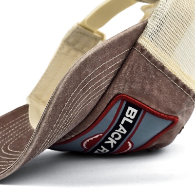 Keps - Black River Dayton Washed Trucker (brun)