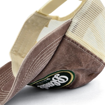 Keps - Black River Eugene Washed Trucker (brun/creme)
