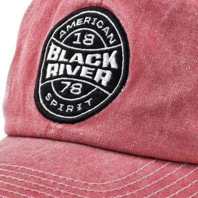 Keps - Black River Knoxville Washed Trucker (röd/creme)