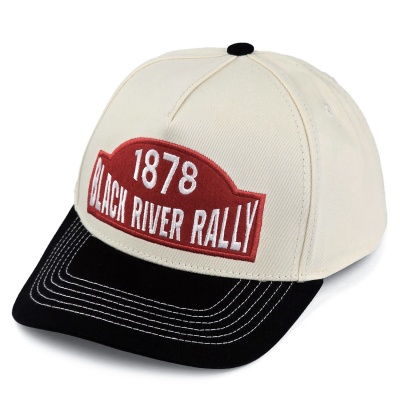 Keps - Black River Louisville Cotton Snapback (offwhite/svart)