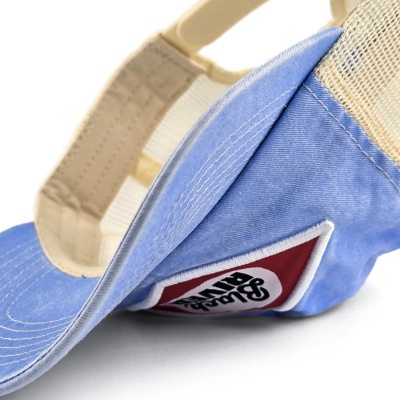 Keps - Black River Memphis Washed Trucker (ljusblå/creme)
