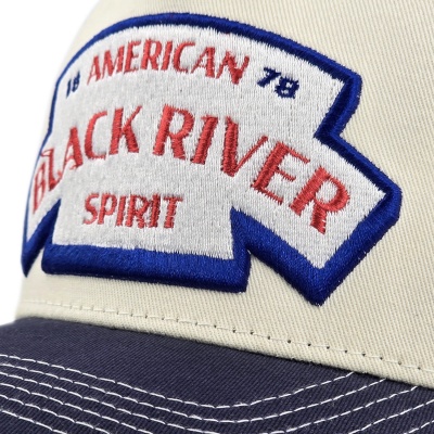 Keps - Black River Nashville Cotton Snapback (offwhite/navy)