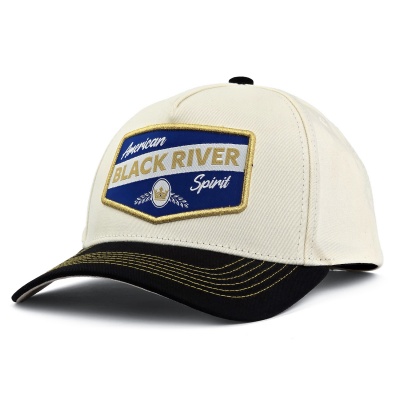 Keps - Black River Omaha Cotton Snapback (offwhite/svart)