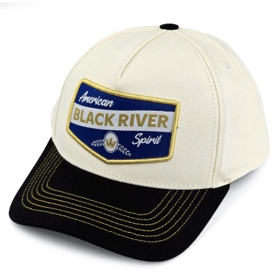 Keps - Black River Omaha Cotton Snapback (offwhite/svart)