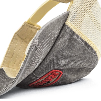Keps - Black River Portland Washed Trucker (svart/creme)