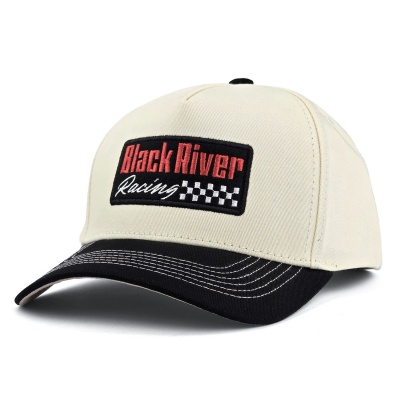 Keps - Black River Racing Cotton Snapback (offwhite/svart)