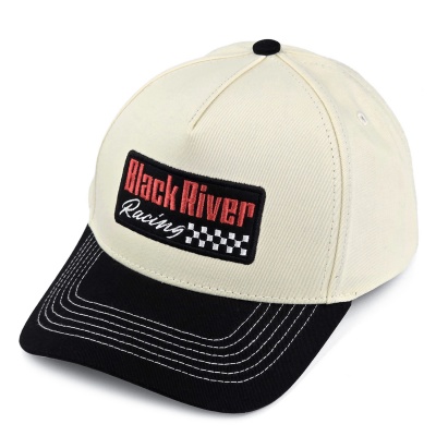 Keps - Black River Racing Cotton Snapback (offwhite/svart)
