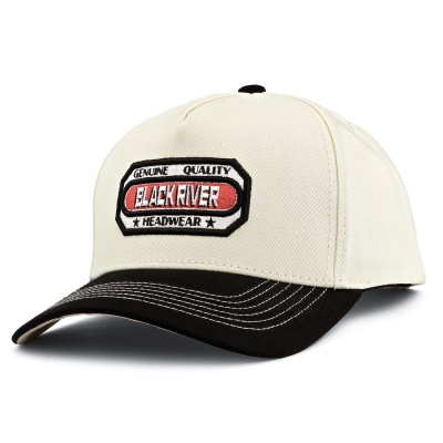 Keps - Black River Richmond Cotton Snapback (offwhite/svart)