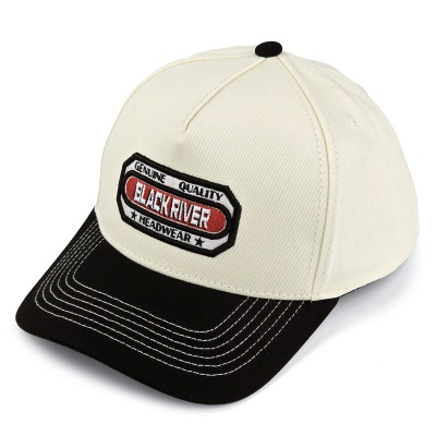 Keps - Black River Richmond Cotton Snapback (offwhite/svart)