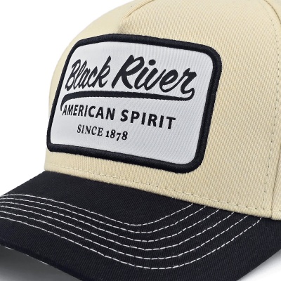 Keps - Black River Sedona Cotton Snapback (creme/svart)