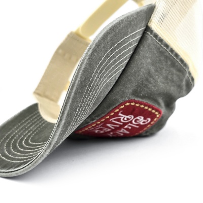 Keps - Black River Spokane Washed Trucker (olivgrön/creme)