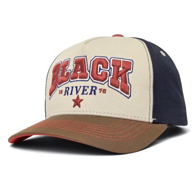 Keps - Black River Texas Trucker (creme/navy/brun)