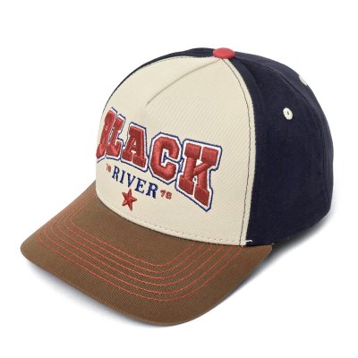 Keps - Black River Texas Trucker (creme/navy/brun)