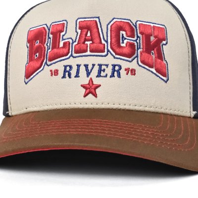 Keps - Black River Texas Trucker (creme/navy/brun)